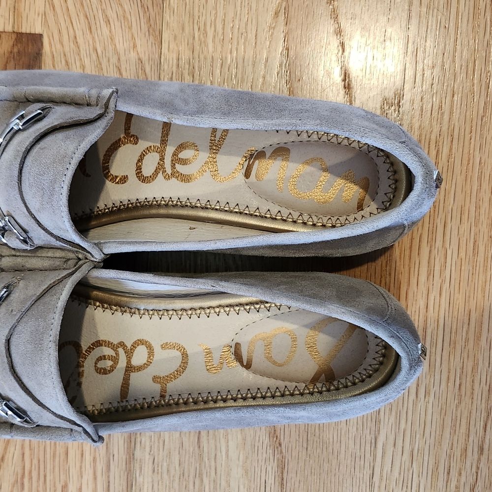 Sam Edelman Gray Suede Loafers